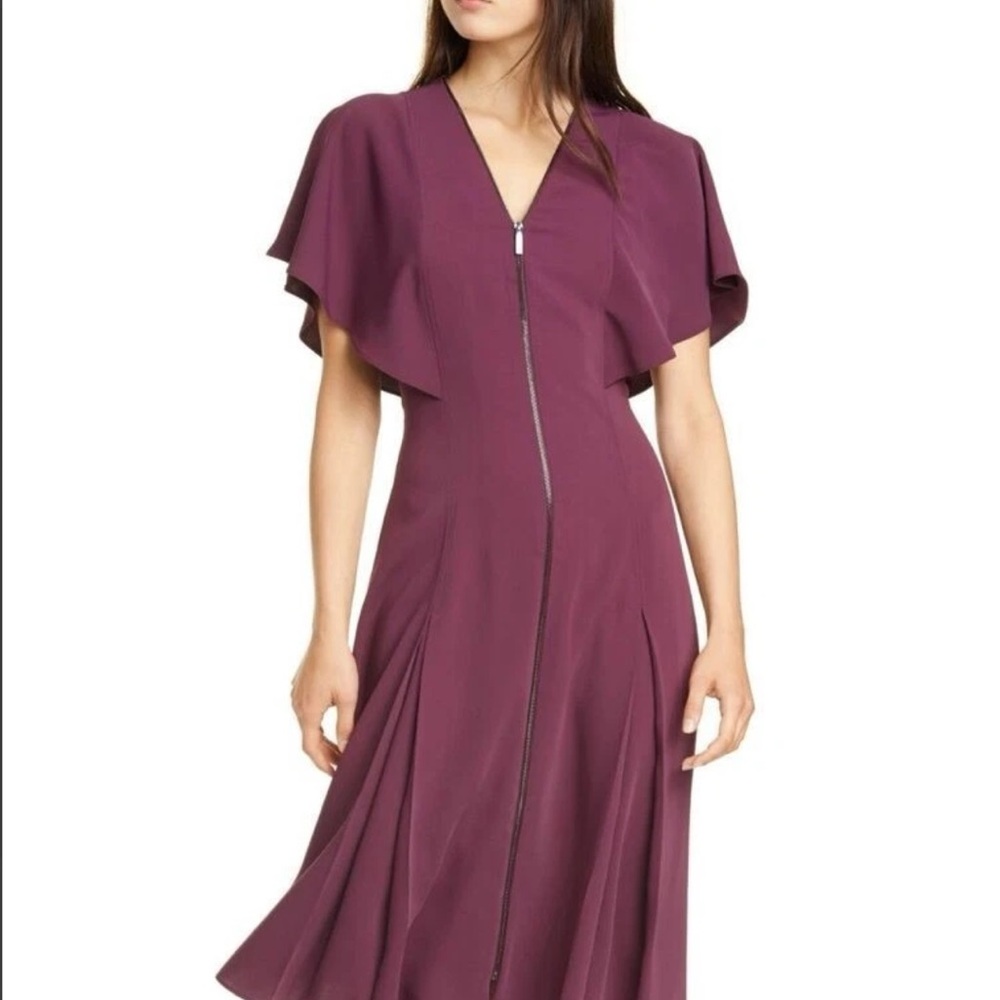 Kasiani Flutter Sleeve Midi Dress TB4